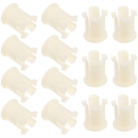 30pièces Manchons De Tige De Roulette Plastique Inserts Pour Roulettes De Chaise Et Meubles Fournitures De Réparation Mobilier (1/5)