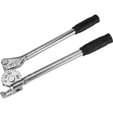 Cintreuse de tubes manuelle à 180° pour tuyaux en cuivre, aluminium et acier de 3/8" (10 mm) (1/5)