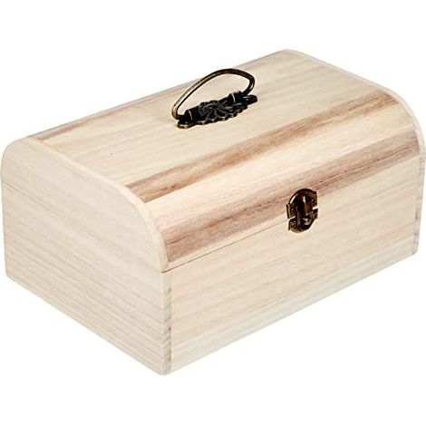 Rayher Valigia-Legno C.Chiusura Anticata, 24,5X16,5X11,5 Cm, 6166500 (1/4)