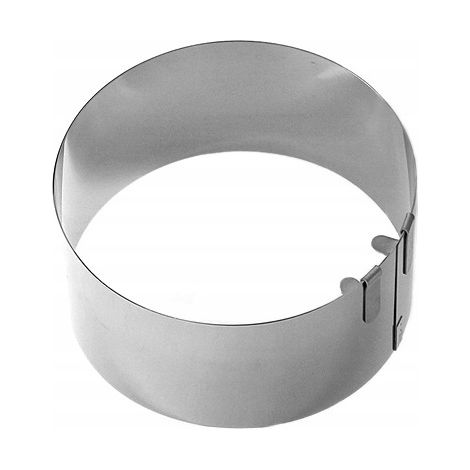 Cadre à gâteau, moule à gâteau, plateau à gâteau réglable, hauteur 16-30 cm, 8 cm