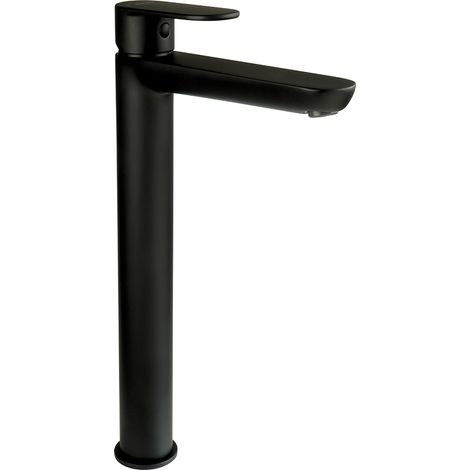 Waschbeckenarmatur schwarz 32cm Hoch ALPINIA-30 (1/3)
