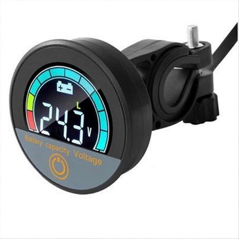 Voltmètre numérique LED CC 7-100 V, testeur de tension étanche 12 V-84 V, indicateur de capacité de batterie pour voiture (1/5)