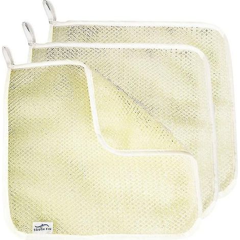 Lot de 3 serviettes exfoliantes pour le bain (1/3)