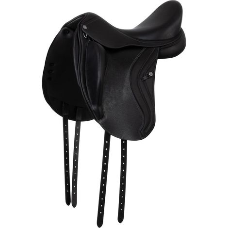 17,5", Nero: Sella da dressage modello Infinity KC Race in cuoio di vitello doppiato con arcione in kevlar carbonio (1/5)