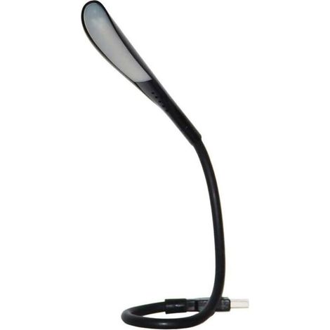 USB-LED-Licht, Computertastatur-Leselampe, einstellbares USB-Laptop-Licht, flexibles Schwanenhals-Design, 3-stufige Helligkeit, Touch-Steuerung (schwarz) FLITI (1/4)