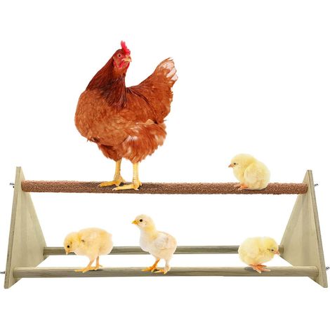 Perch for Chicken, Parrot Perch, Wooden Stand for Chicken, Rooster, Large Bird Parrot (1/5)