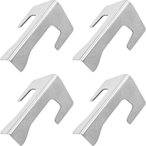 Entretoises universelles en 4 pièces pour fûts de feu, support de plaque de barbecue trépied de camping, entretoises pour plaques de barbecue d'extérieur, entretoises pour supports de barbecue (1/4)