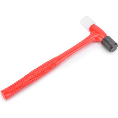 Mini marteau à double tête, accessoire de réparation pour la fabrication de bijoux (manche rouge) (1/5)