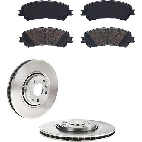 KIT FRENI ANTERIORI compatibile con RENAULT ESPACE V (JR) - DISCHI + PASTIGLIE OEM: P 68 067 , P 68 071 / 17978 /SOSTITUZIONE DIRETTA/BASSA POLVERE/SILENZIOSO (1/5)