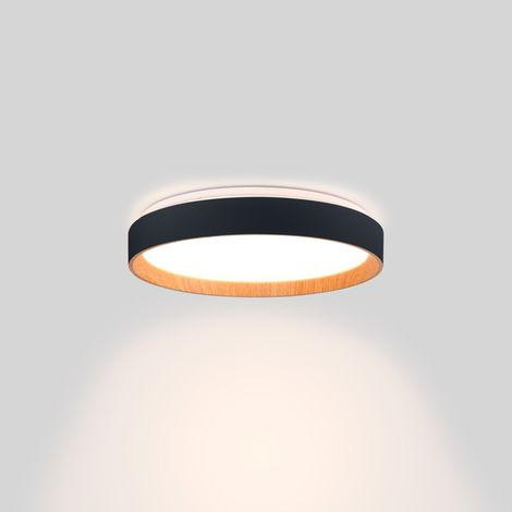 CCT LED Deckenleuchte in Holzoptik 24W Ø40cm