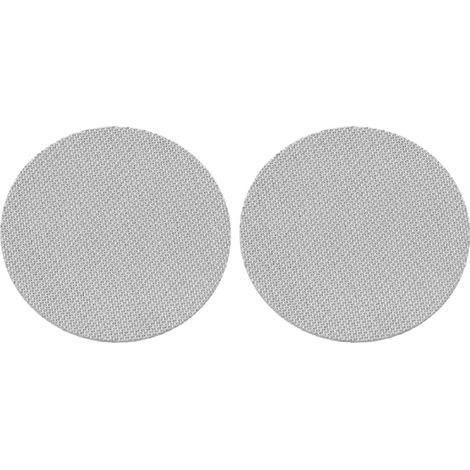 2 Edelstahl-Kaffeefilter, 1 mm dick Durchmesser des Sekundärwasserverteilungsfilters für die Kaffeemaschine: 53 mm (1/5)