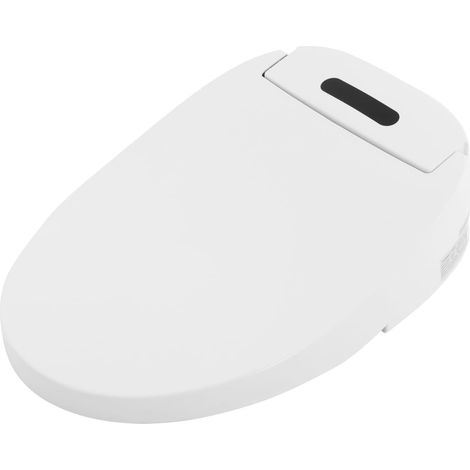 HAUTOUR Abattant WC Japonais Intelligent, Siège WC Chauffant avec Jet Lavant, Télécommande, Séchage, Veilleuse LED, Buse Autonettoyante, 4 Températures, Abattant WC Lavant 37 x 51 x 13 cm (1/5)
