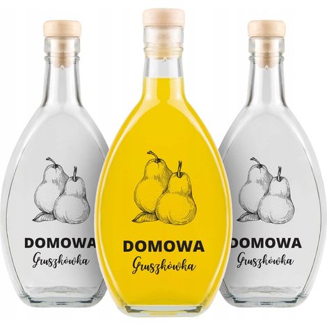 10 bouteilles ELIPSA 500 ml imprimées POIRE FAITE MAISON (1/3)