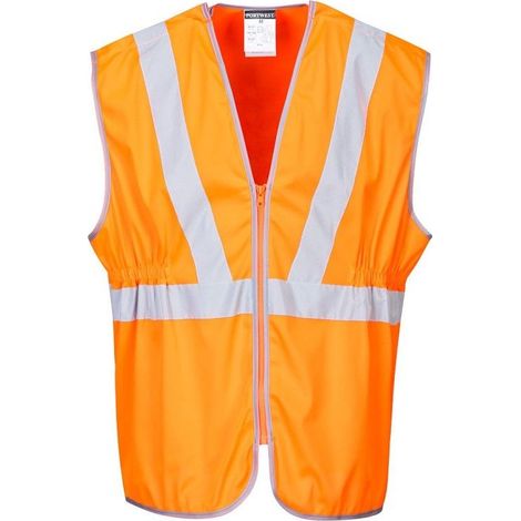 Gilet HV long RIS Orange S (1/2)