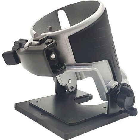 Socle pour affleureuse électrique, compatible Makita, socle en aluminium stable et précis pour travaux de menuiserie. (1/3)