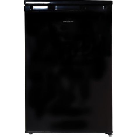 Statesman R155B Under Counter Fridge with 4 Ice Box, 55cm, Black