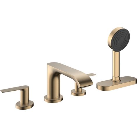hansgrohe Vivenis 4-Loch Wannenrandarmatur mit Schlauchbox