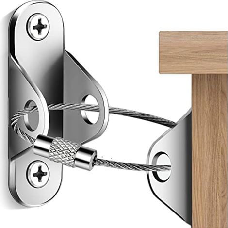 Ensemble de 10 chevilles sécurité pour meubles, anti-perforation, (1/5)