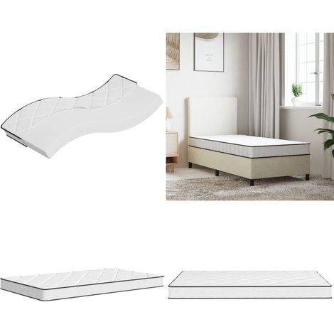 Matratze Schaumstoff Mittelweich 80x200 cm - Matratze - Schaumstoffmatratze - Einzelbettmatratze - Federfreie Matratze - Mittelweiche Matratze - Home & Living (1/5)
