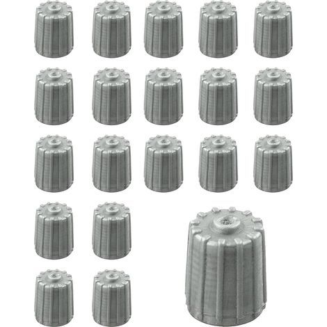 BRAVIX Flaconi 20PCS Bouchon Valve Pneu de Voiture, Bouchon Valve Pneu, Bouchon de Valve GM, Couvercle de Soupape, Cache-Poussière de Pneu de Voiture, Convient Aux Voitures,Camions,Vélos,SUV (1/5)