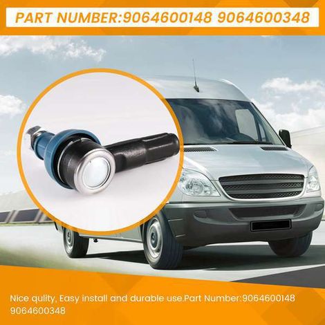 Die Teilenummern 9064600148 und 9064600348 beziehen sich auf das äußere Spurstangenende des Dodge Sprinter. (1/4)