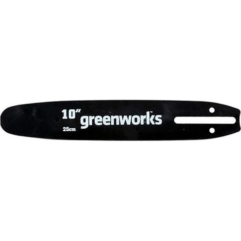 Rail de guidage pour tronçonneuse Greenworks ACS-25BAR-GW 10'' 25 cm 1/4'' 58 1 3 mm