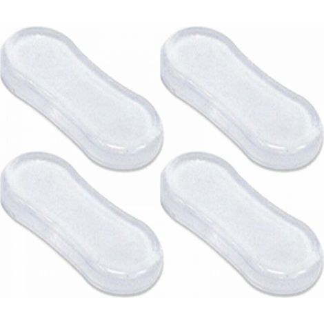 4pcs Tampons Abattant WC,Patins Pour Abattant De Toilette,Pare-chocs Siège Toilette Universels,Silencieux évitement De Collision Tampon Abattant WC Avec Adhésif Puissant Remplacement Coussinets Protec (1/5)