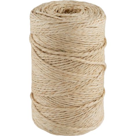 Cuerda Sisal 3mm 146m  Cuerda de Yute Embalaje Decoracion Jardineria Fotos Regalos Manualidades (1/5)