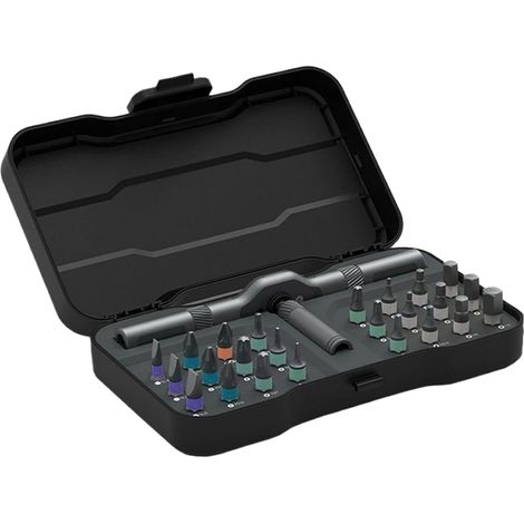 Coffret de forets et tournevis Polyvalent et haute performance - Coffret d'embouts d'électricien, pour travaux de précision, artisanat, construction, projets de menuiserie (1/5)