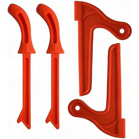 Lot de 4 Poussoirs de Sécurité pour Tables à Scier et Défonceuses, Outils de Guidage pour un Travail du Bois Précis et Fiable (1/5)