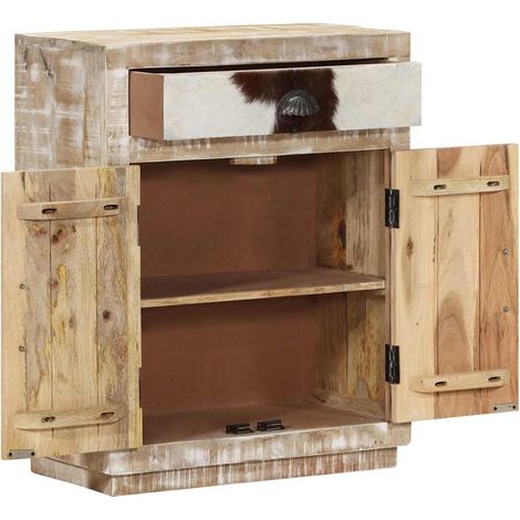 vidaXL Buffet 60x30x75 cm Bois de manguier massif (1/5)