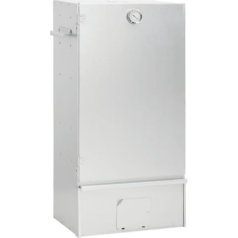 Horno ahumador de BBQ con generador humo frío acero galvanizado vidaXL