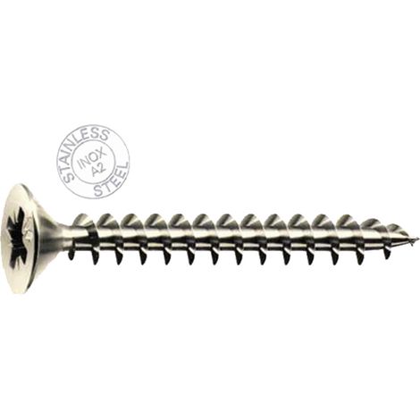 VITE PER LEGNO T.S.P. INOX 'PANELVIT' TSP mm 6 x 100 - 1 centinaio - MUSTAD