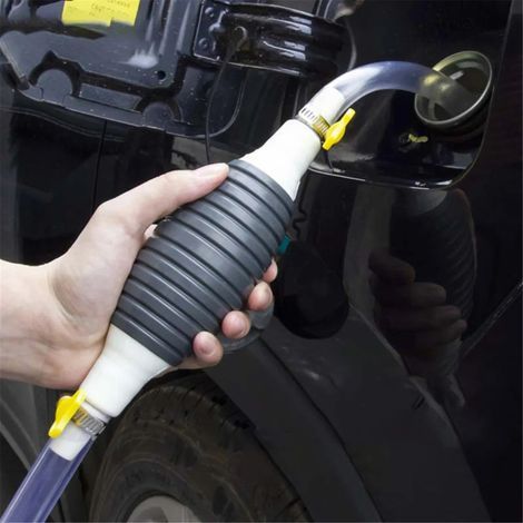 Multi Function Liquid Vacuum Pump – New Manual Portable Fuel Transfer Siphon Pump – For Gas Gasoline Oil Fuel Diesel Water Aquarium – 1.98m (1/4)
