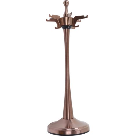 Porte-ustensiles de cuisine en inox rotatif gain de place, range-couverts antirouille couleur or rose