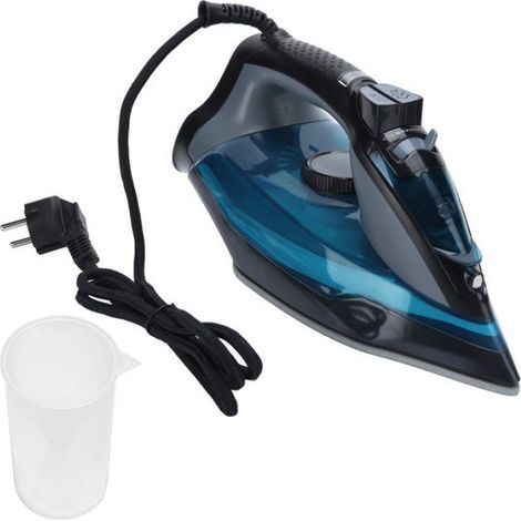Fer À Vapeur - 2200 W - Réservoir 350 Ml - Prise UE 220-240 V - Pour Coton Laine Soie Lin Polyester Nylon - 1 Pièce (1/5)