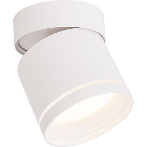 Faretto da soffitto moderno decorativo orientabile bianco rotondo 8 cm Ø8,2cm 1xGX53 7W kendal Light Prestige (1/4)