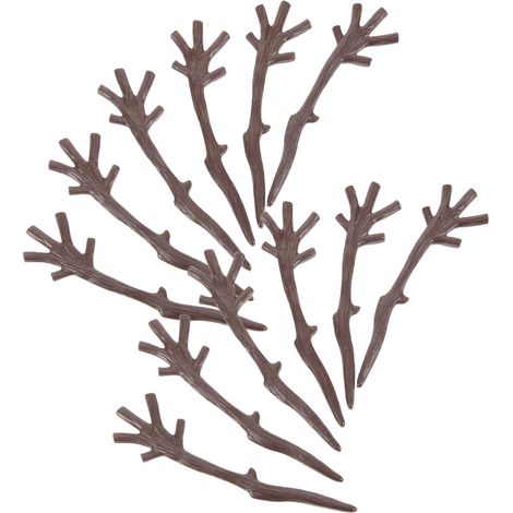 100pièces Accessoires pour Décorations De Noël Branches Plastique pour Bonhomme De Décorations Artisanales Et Créatives pour Fêtes (1/5)