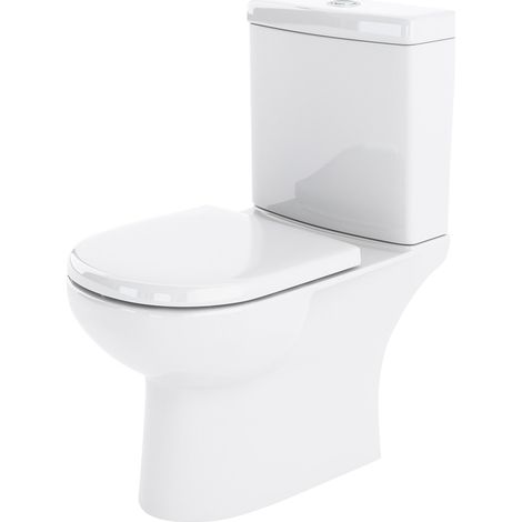 Nuie Lawton Close Coupled Pan Push Button Cistern - Excluding Seat (1/5)