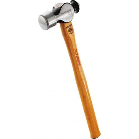Facom Schlosserhammer mit kugelförmiger Schlagfläche Hickory-Stiel Ø Schlagfläche ca. 40 mm