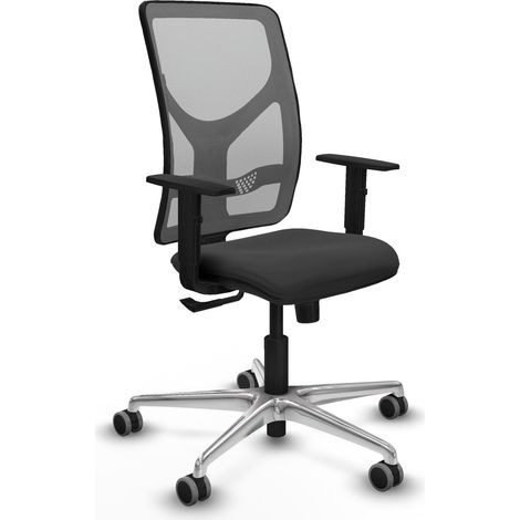 Silla de oficina piqueras y crespo Motilla gris oscuro brazos 1D (1/2)