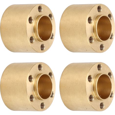 Cet ensemble comprend un adaptateur hexagonal élargi avec des contrepoids en laiton pour jantes de roue résistantes à l'usure, adapté aux jantes de 1,9 pouce et 2,2 pouces, 15 mm/0,6 pouce. (1/5)