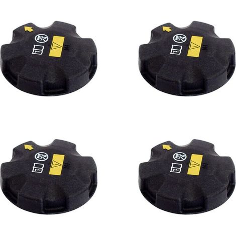 Adecuado para 4 tapones de depósito de expansión de recuperación de refrigerante de radiador 17117521071, aplicable a E90 E92 F10 (1/4)