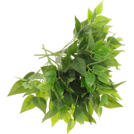 Plantes vertes artificielles à 7 têtes en plastique lot de 5 (1/5)