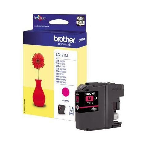 Tintenpatrone Originalzubehör LC-121M ca. 300 Seiten magenta 3,9ml (1/3)