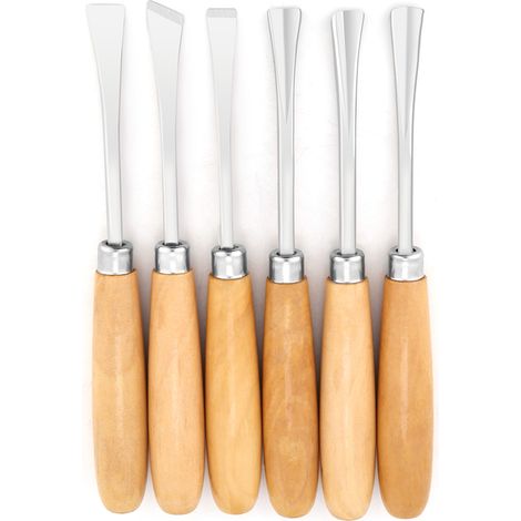6-teiliges professionelles Holzschnitz-Handmeißel-Set, DIY-Holzbearbeitungs- und Bildhauerwerkzeuge (1/5)