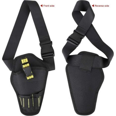 Ceinture Porte Outil,Outil holster ceinture avec Ceinture Ajustable et Boucles Ouvertes pour Ranger les Outils et Perceuse