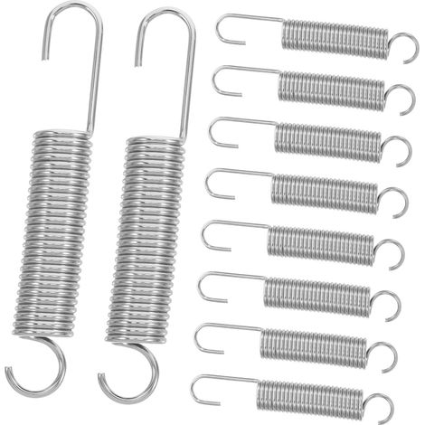 Ressort de Rechange pour Sécateur, 10 Pièces, Acier Inoxydable, Double Crochet, Réutilisable, pour Jardin et Verger, Outil de Taille (1/5)