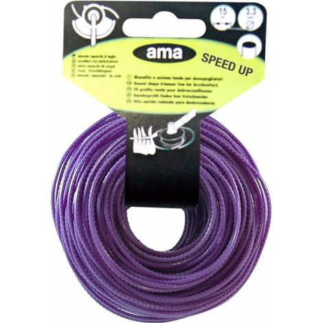 Filo per decespugliatore da 15m sezione seghettata Ø 2,7mm