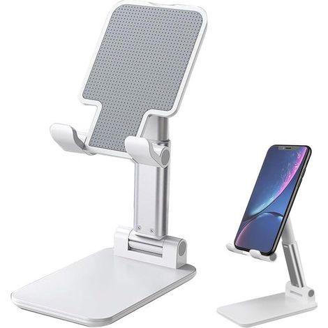 Supporto per telefono in due pezzi, supporto per telefono, supporto pieghevole, fascia da collo per telefono, supporto per telefono, tavolo di montaggio per telefono, compatibile con la maggior parte (1/5)
